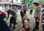 Dukung  Program Presiden RI, Ketahanan Pangan Polres Bima Laksanakan Pengolahan Lahan di Mapolsek Belo