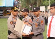 Gelar  Upacara Hari Kesadaran Nasional Polres Bima Berikan Penghargaan Bagi Personel Berprestasi
