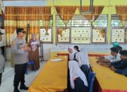 Polsek Rasanae Barat Laksanakan Pembinaan bagi Calon Siswa SMA Kemala Taruna Bhayangkara di SMPN 2 Kota Bima