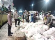 Polsek Kawasan Pelabuhan Laut Bima Gelar Patroli Rutin dan Pemeriksaan Barang Bongkar Muat di Area Pelabuhan Bima